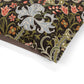 Floral patterned fabric with a dark background