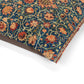 Floral patterned fabric with a white background