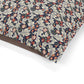 Floral patterned fabric with a white background