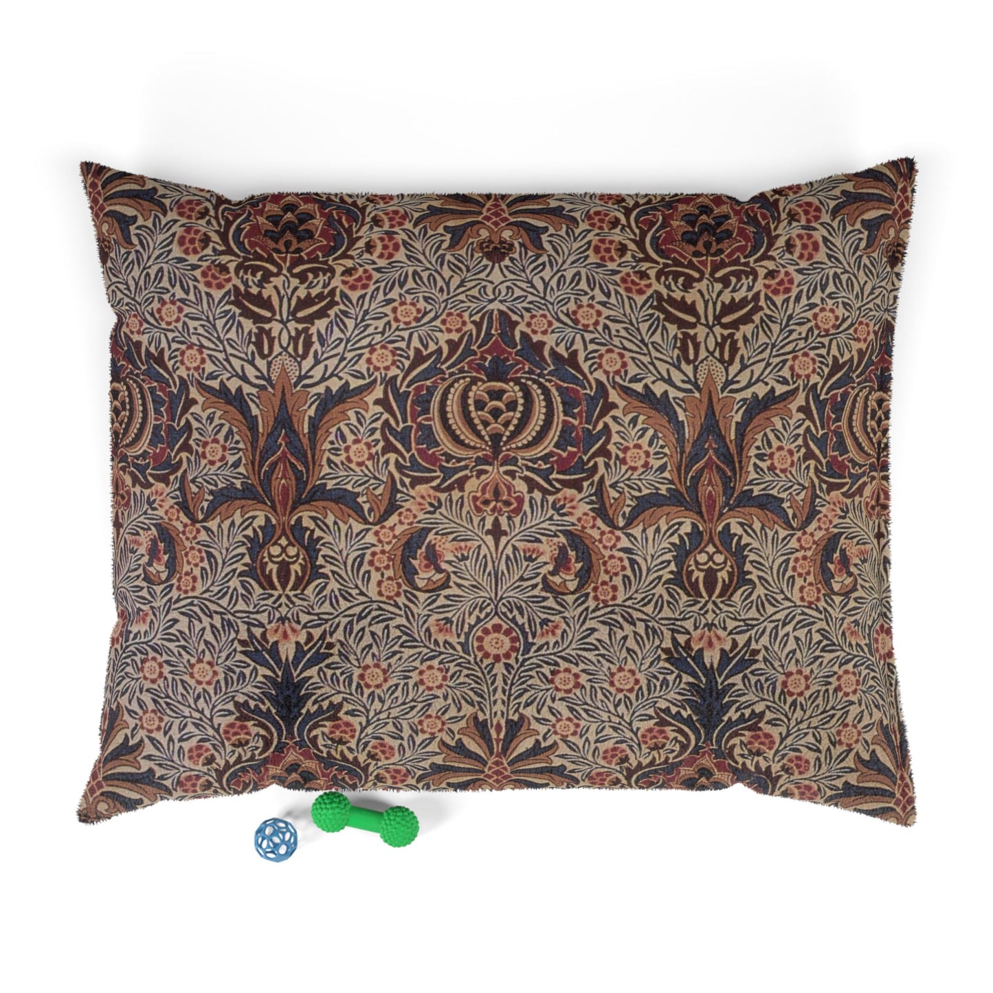 Decorative pillow with intricate pattern on a white background