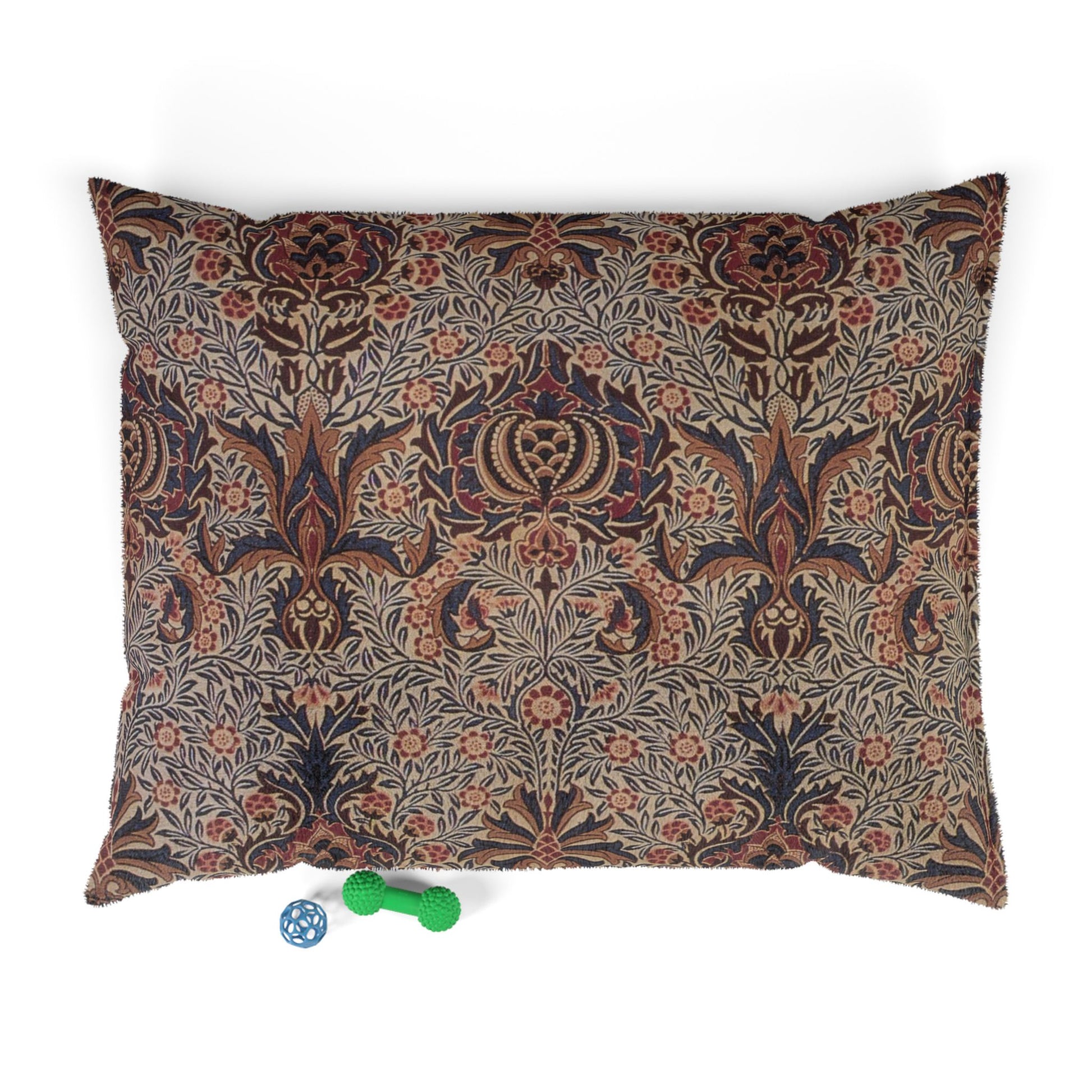 Decorative pillow with intricate pattern on a white background