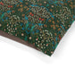 Cushioned Dog Bed inspired by William Morris & Co in a dark green floral pattern called Tulip Collection