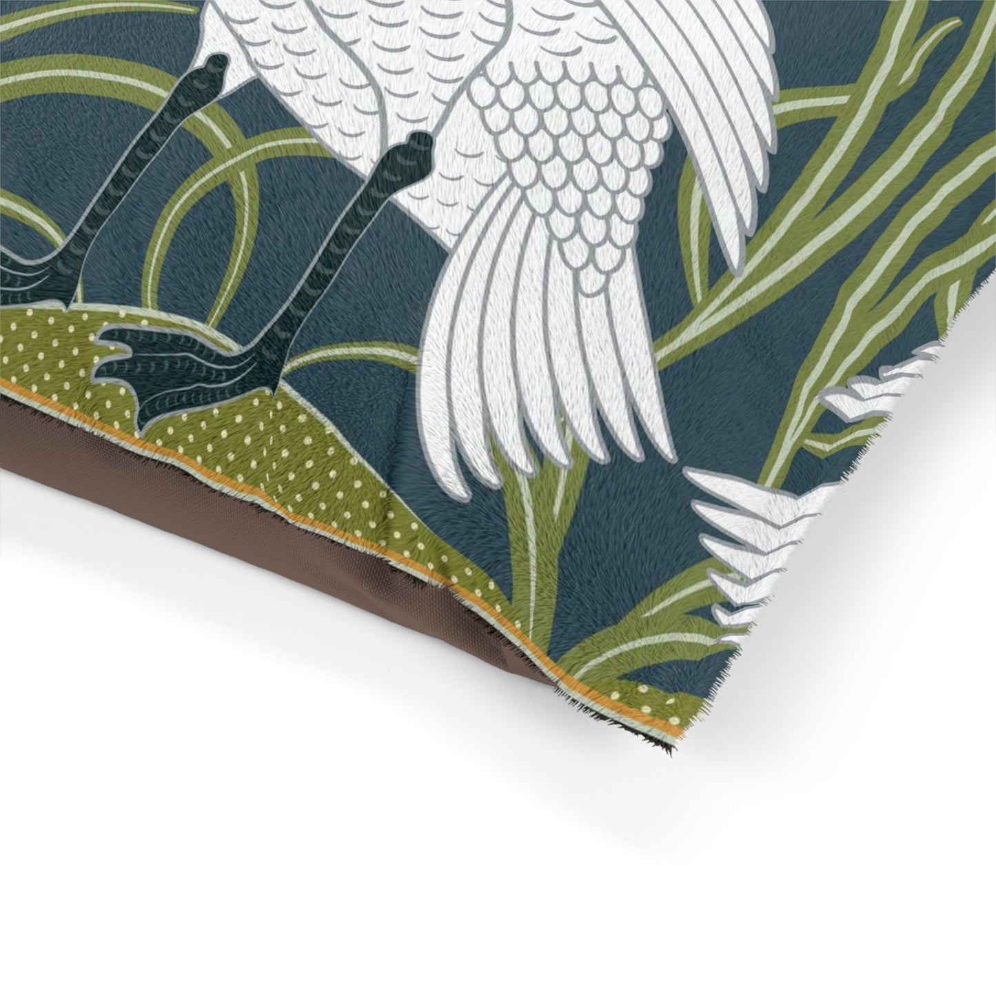 Dog Bed inspired by William Morris - White Swan Collection (Spruce)