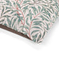 Dog Bed with a leaf pattern on a white background