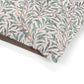 Dog Bed with a leaf pattern on a white background