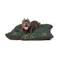 Dog Bed inspired by William Morris - Violet & Columbine Collection (Green)