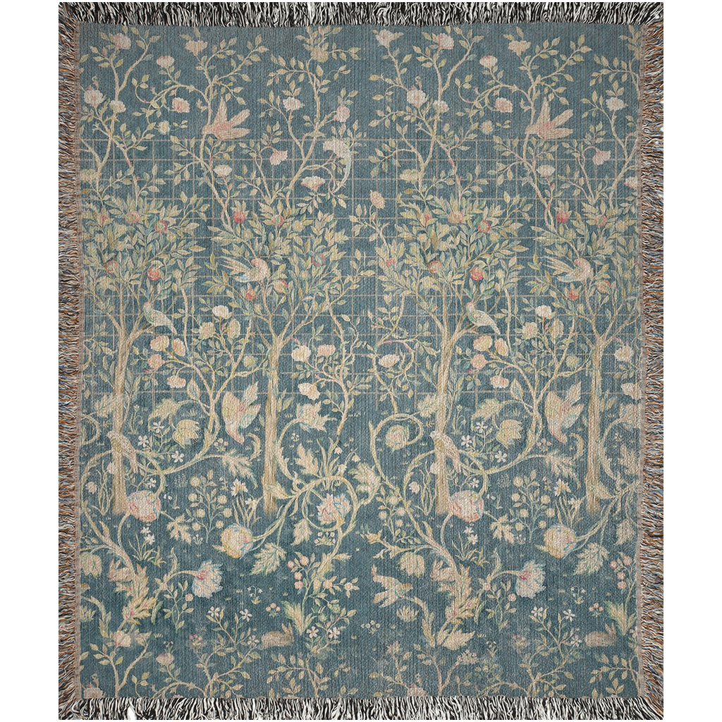 William Morris & Co Cotton Blanket - Melsetter Collection