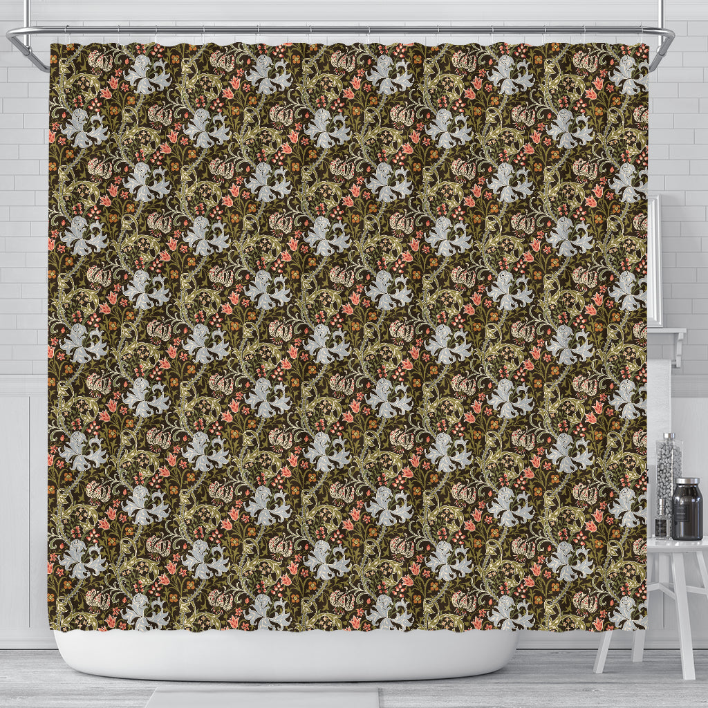 william-morris-co-shower-curtain-golden-lily-collection-midnight-4