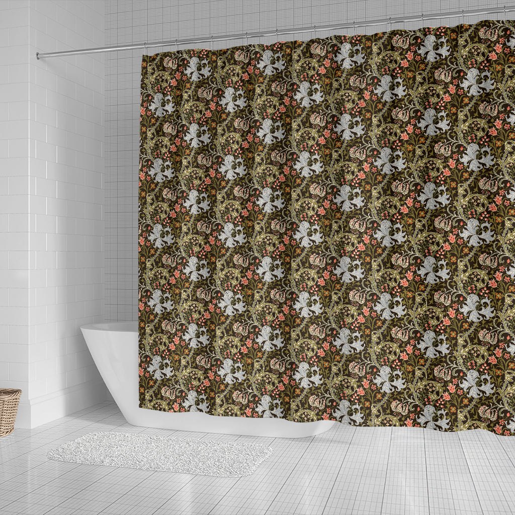 william-morris-co-shower-curtain-golden-lily-collection-midnight-1