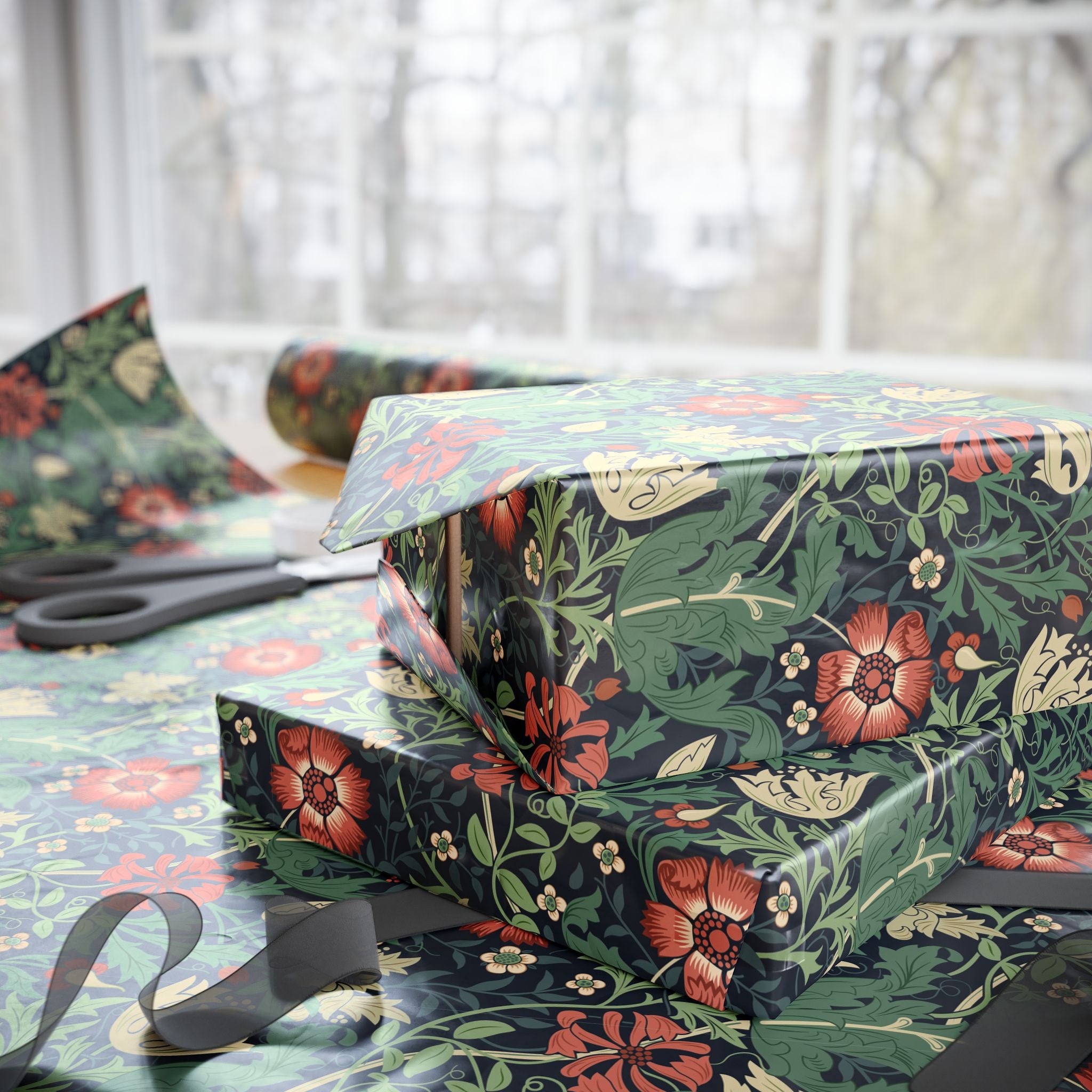 Gift Wrapping Paper William Morris - Compton Collection (Hill