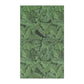 A green kitchen tea towel with a floral Art Nouveau pattern inspired by William Morris - Acanthus Collection.
