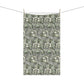Kitchen Tea Towel inspired by William Morris - Anemone Collection (Mist)