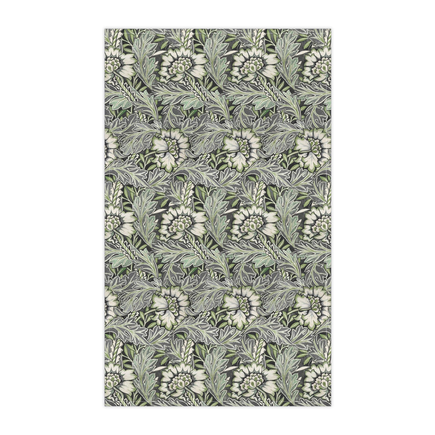 Kitchen Tea Towel inspired by William Morris - Anemone Collection (Mist)