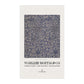 Decorative tea towel with floral pattern and 'William Morris & Co' branding on a white background