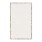 A kitchen tea towel with a floral and pomegranate design, inspired by the Art Nouveau style of William Morris.