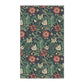 A kitchen tea towel with a floral William Morris & Co pattern inspired by William Morris - Compton Collection (Hill Cottage).