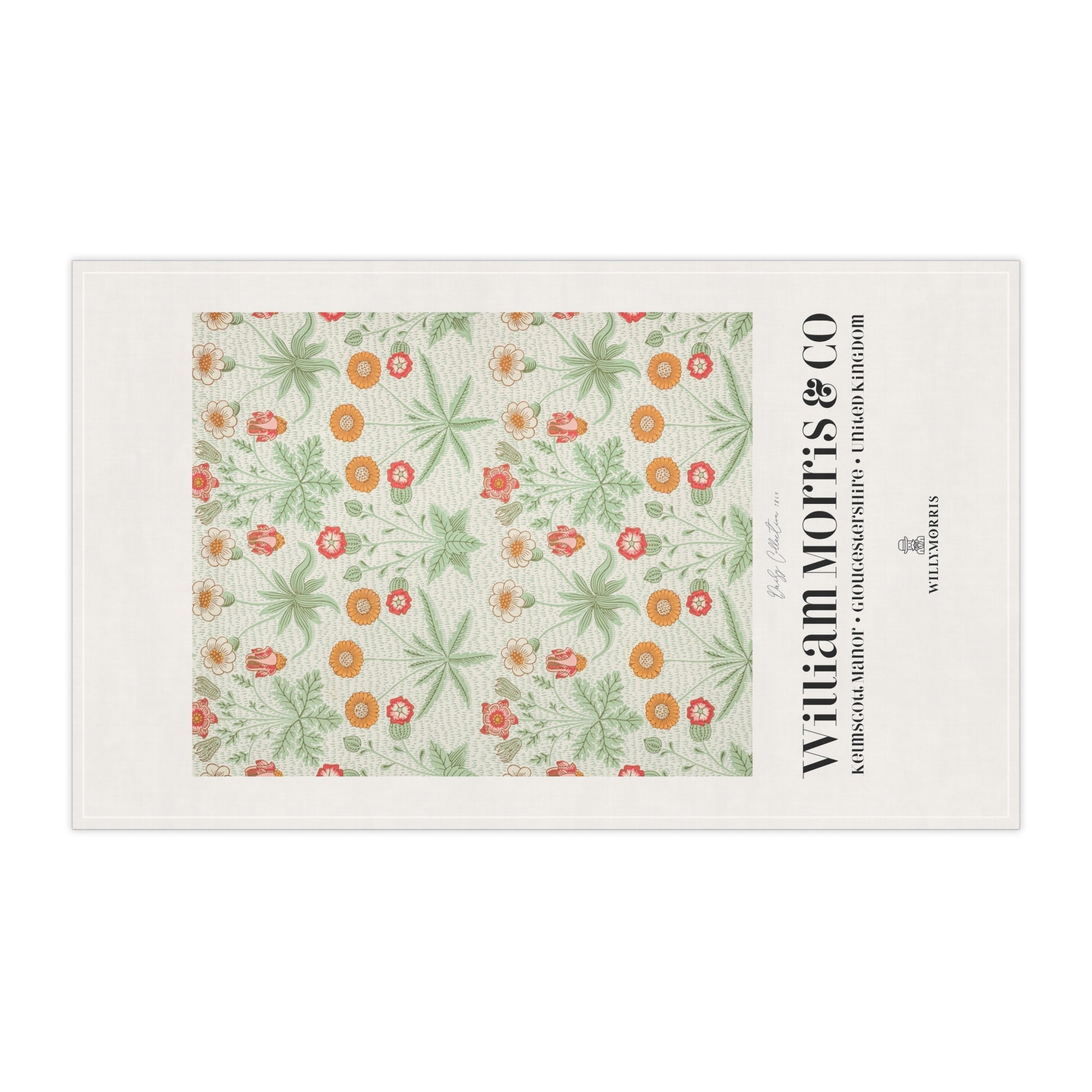 Floral patterned product with 'William Morris & Co' branding on a white background