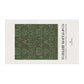 Patterned tea towel with 'William Morris & Co' branding on a white background