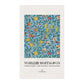 Tea towel with floral design and 'William Morris & Co' branding on a white background