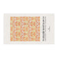 Decorative tea towel with floral pattern and 'William Morris & Co' branding on a white background