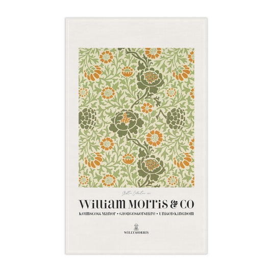 Floral patterned product with 'William Morris & Co' branding on a white background