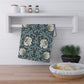 Kitchen Tea Towel inspired by William Morris - Pimpernel Collection (Slate)