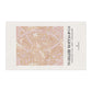 Kitchen Tea Towel designed by William Morris & Co in a orange floral pattern called Windrush Collection (Path) - Art Print on a Tea Towel