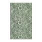 A kitchen tea towel with a green floral pattern inspired by William Morris & Co - Marigold Collection.
