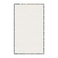 A rectangular kitchen tea towel with a floral and bird pattern in a teal colour inspired by William Morris & Co.