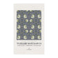Kitchen Tea Towel designed by William Morris & Co in a purple floral pattern called Pimpernel Collection (Lavender) - Art Print on a Tea Towel