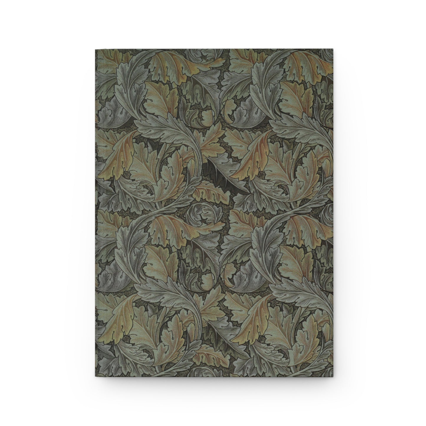 Floral patterned notebook cover on a white background