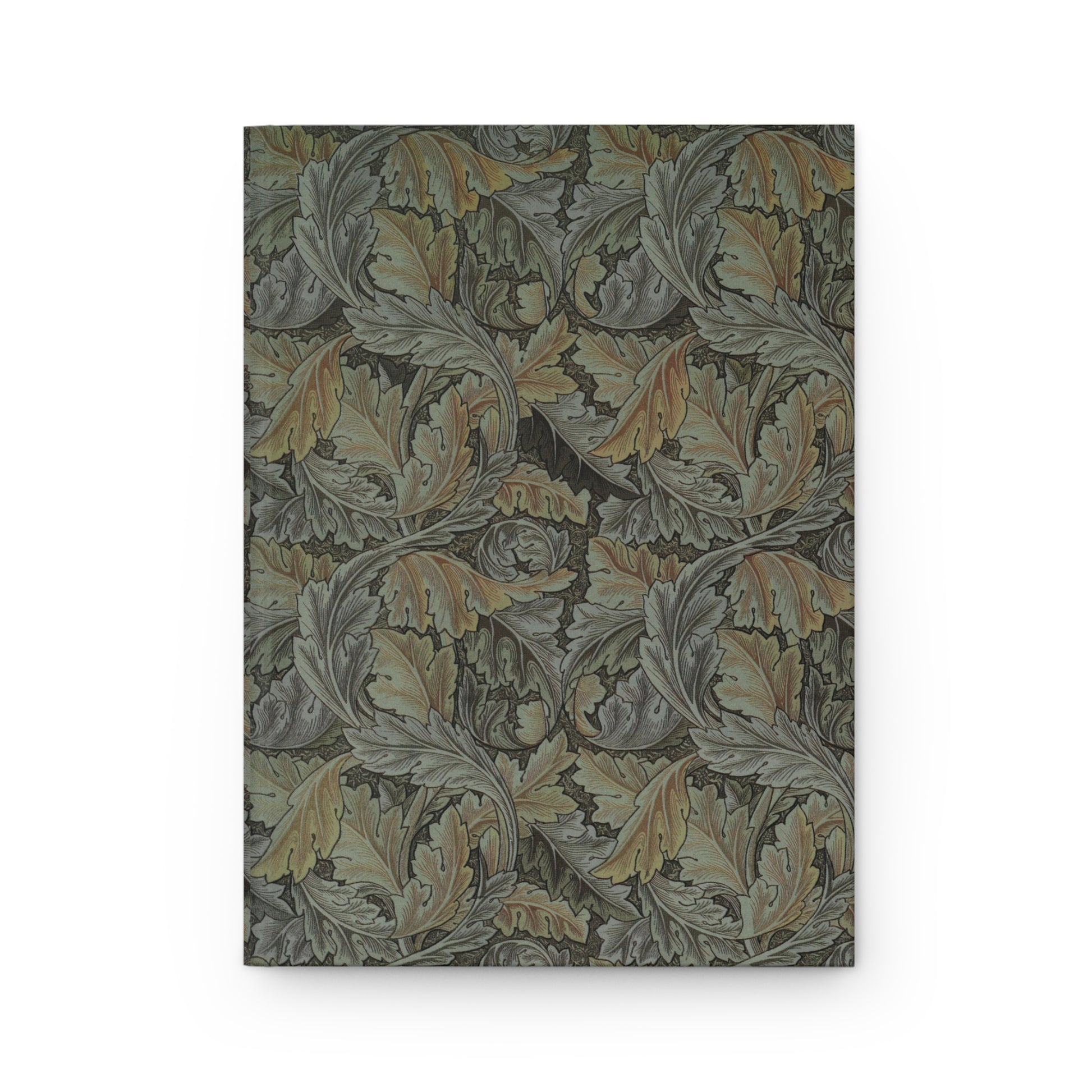 Floral patterned notebook cover on a white background