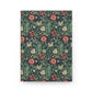 Floral patterned notebook cover on a white background