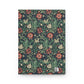 Floral William Morris & Co patterned notebook cover on a white background