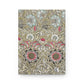Floral William Morris & Co patterned notebook on a white background