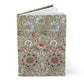 Floral patterned notebook on a white background