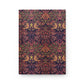 Notebook with a colorful, intricate pattern on a white background