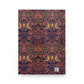 Notebook with a colorful pattern on a white background
