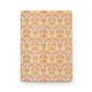 Notebook with a decorative pattern on a white background