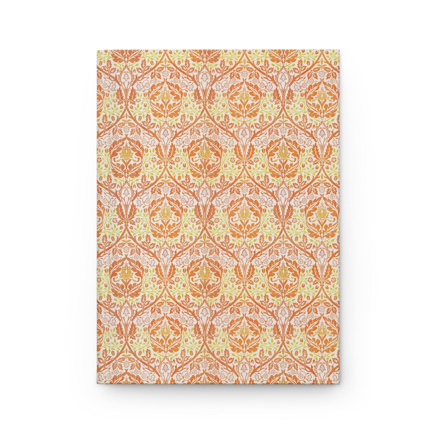 Notebook with a decorative pattern on a white background