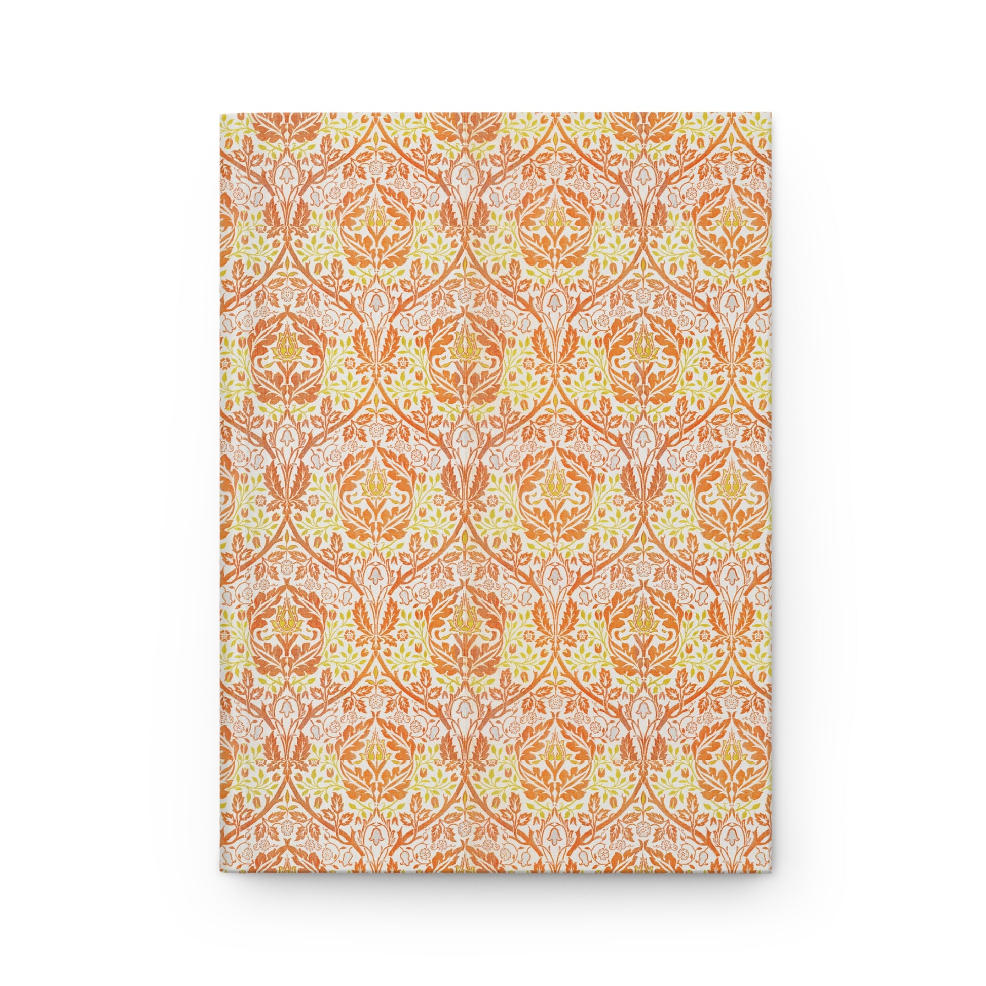 Notebook with a decorative pattern on a white background