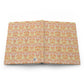 Patterned fabric swatch on a white background