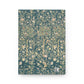 Floral patterned notebook on a white background