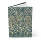 Notebook with floral pattern on a white background