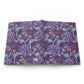 Purple journal with floral and deer pattern on a white background