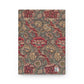 Notebook with floral pattern on a white background