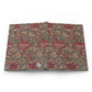 Floral patterned fabric on a white background