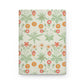 Floral patterned fabric swatch on a white background