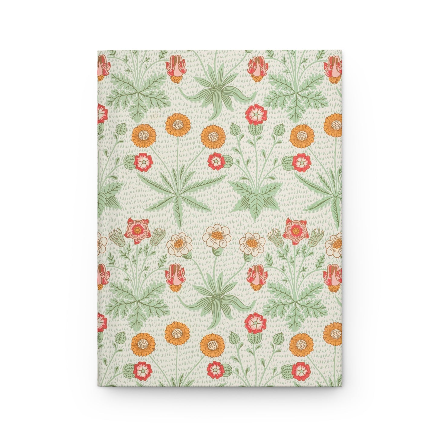 Floral patterned fabric swatch on a white background