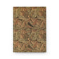Notebook with a leaf pattern on a white background